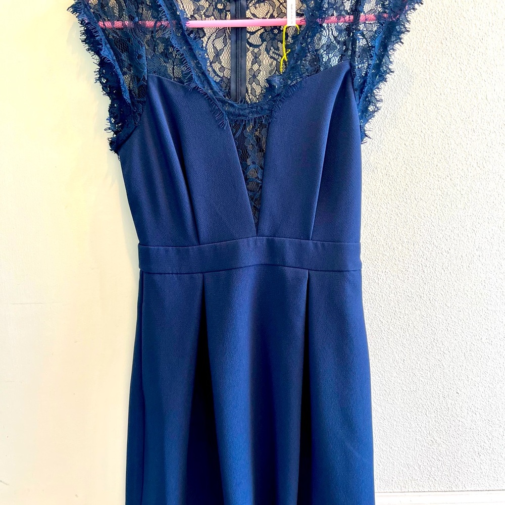 BCBG Lace Insert Dress